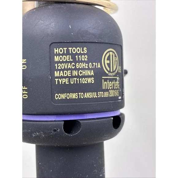 Hot Tools Professional 1-1/2 Gold Hair Curling Iron Mod. HT1102XL - Picture 7 of 9